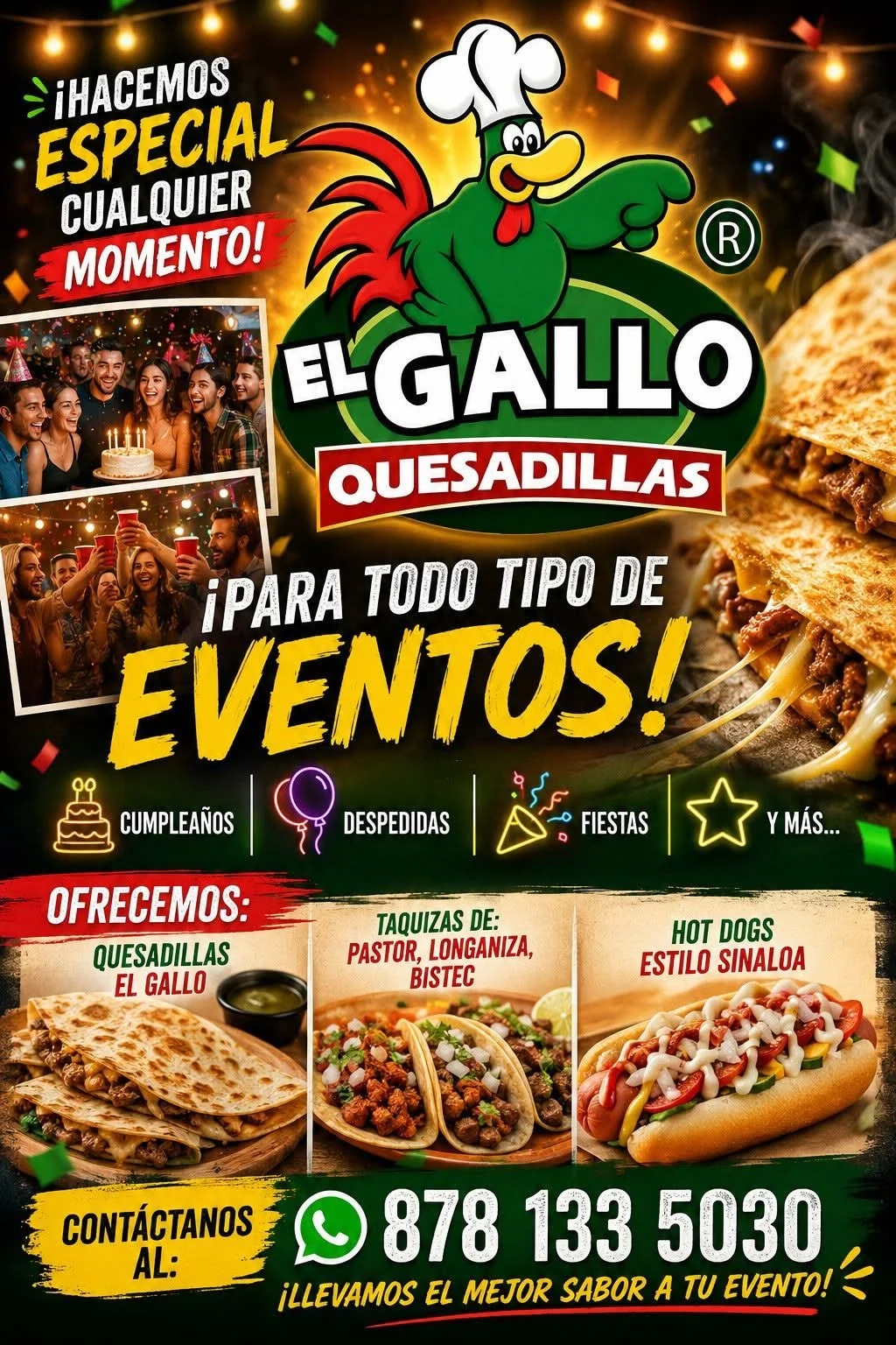 Servicio para eventos